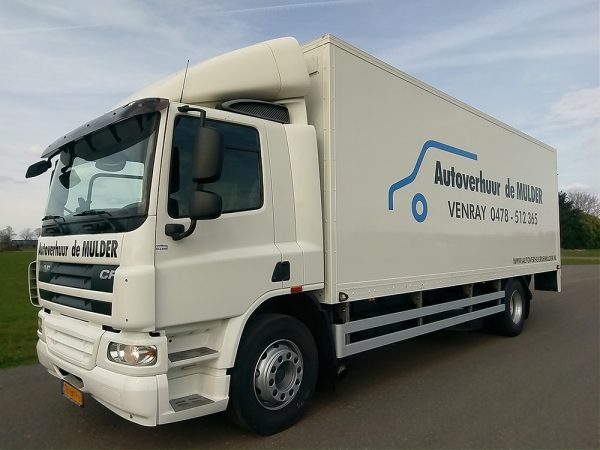 vrachtwagen van de mulder autoverhuur