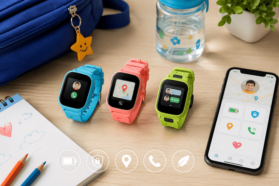 3 verschillende smart watches voor kinderen