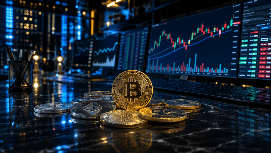 stock exchange charts crypto