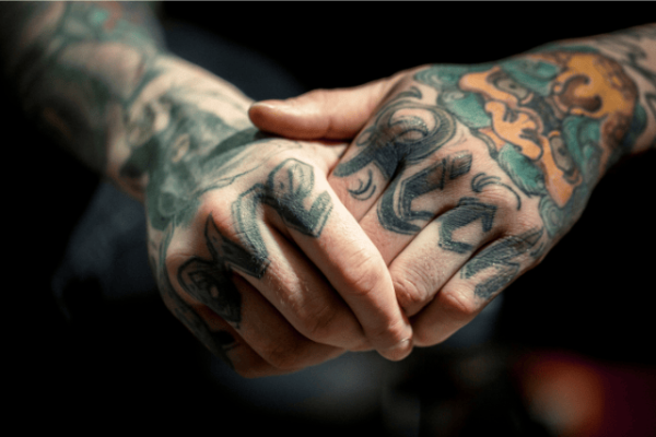 tattoo op hand